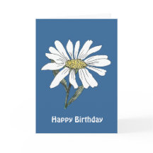 Tarjeta de cumpleaños Daisy
