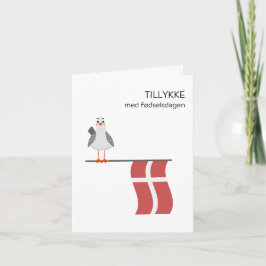 Tarjeta de cumpleaños danesa - Tillykke med fødsel