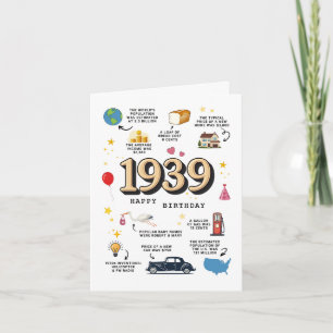 Tarjeta de cumpleaños de 1939 para papá o mamá