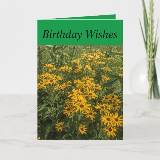 Tarjeta de cumpleaños de 5"x7" (Anverso)