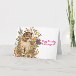 TARJETA DE CUMPLEAÑOS DE ABUELO CON FLORES