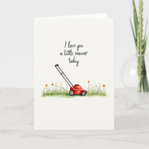 Tarjeta de cumpleaños de acuarela para amantes con