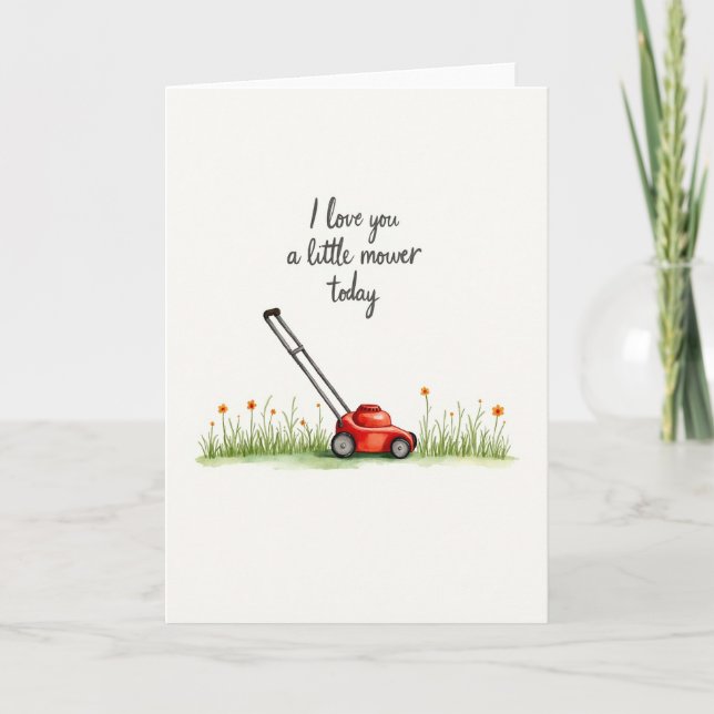 Tarjeta de cumpleaños de acuarela para amantes con (Anverso)