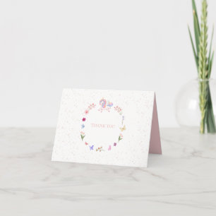 Tarjeta de cumpleaños de agradecimiento de Unicorn