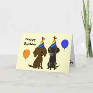 Tarjeta de cumpleaños de AI-Flatrecuet Retriever