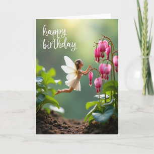 Tarjeta de cumpleaños de ala dulce