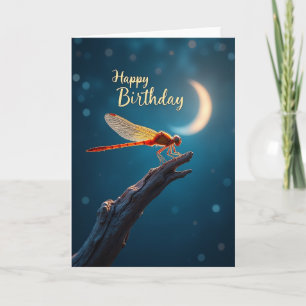 Tarjeta de cumpleaños de ala etérea