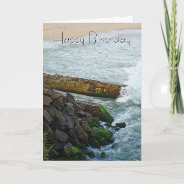 Tarjeta de cumpleaños de alta marea (Anverso)
