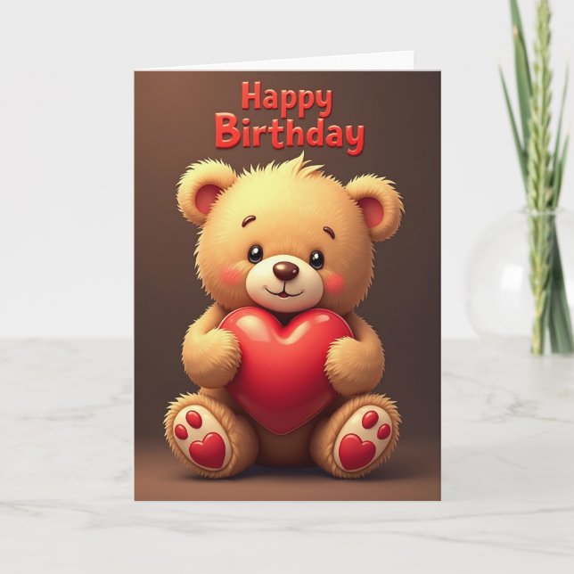 Tarjeta de cumpleaños de amigo encantador (Anverso)
