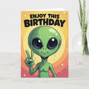 Tarjeta de cumpleaños de amigo luminoso