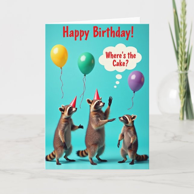 Tarjeta de cumpleaños de amigos del bosque dulce (Anverso)