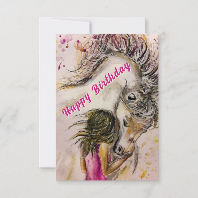 Tarjeta de cumpleaños de amigos encantadores (Anverso)