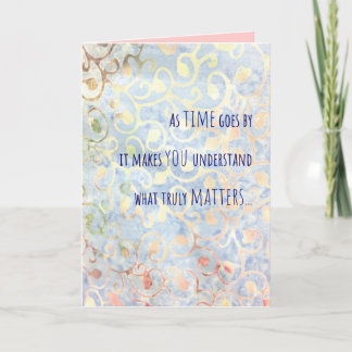 Tarjeta de cumpleaños de amor, tarjeta de amistad