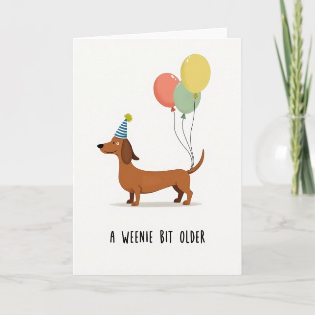 Tarjeta de cumpleaños de animal marrón (Anverso)
