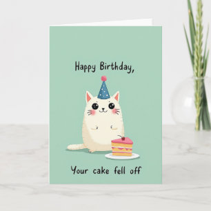 Tarjeta de cumpleaños de animal sonriente