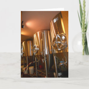 Tarjeta de cumpleaños de "Antique Brewhouse Brewer