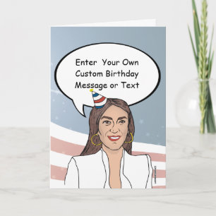 Tarjeta de cumpleaños de AOC