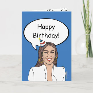 Tarjeta de cumpleaños de AOC