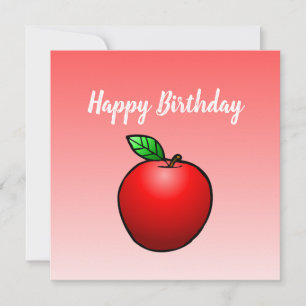 Tarjeta de cumpleaños de Apple