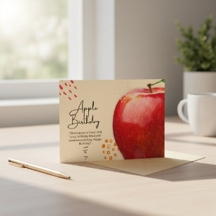 Tarjeta de cumpleaños de Apple