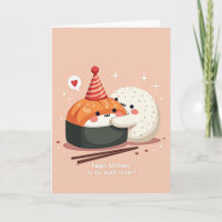 Tarjeta de cumpleaños de Arroz Dulce