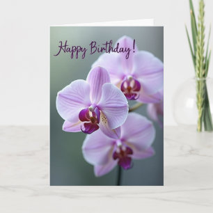 Tarjeta de cumpleaños de arte de pétalo alegre