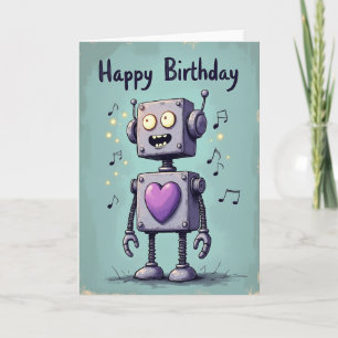 Tarjeta de cumpleaños de autómata musical