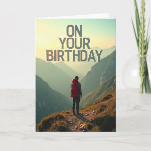 Tarjeta de cumpleaños de aventura