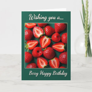 Tarjeta de cumpleaños de bayas