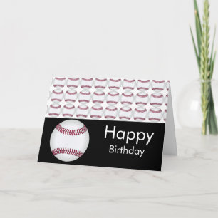 Tarjeta de cumpleaños de béisbol