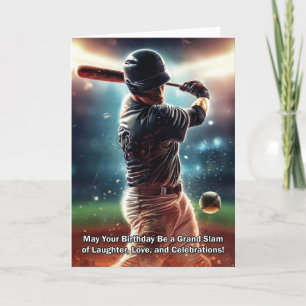 Tarjeta de cumpleaños de béisbol