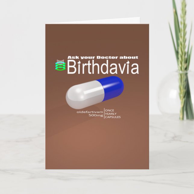 Tarjeta de cumpleaños de "Birthdavia" (Anverso)
