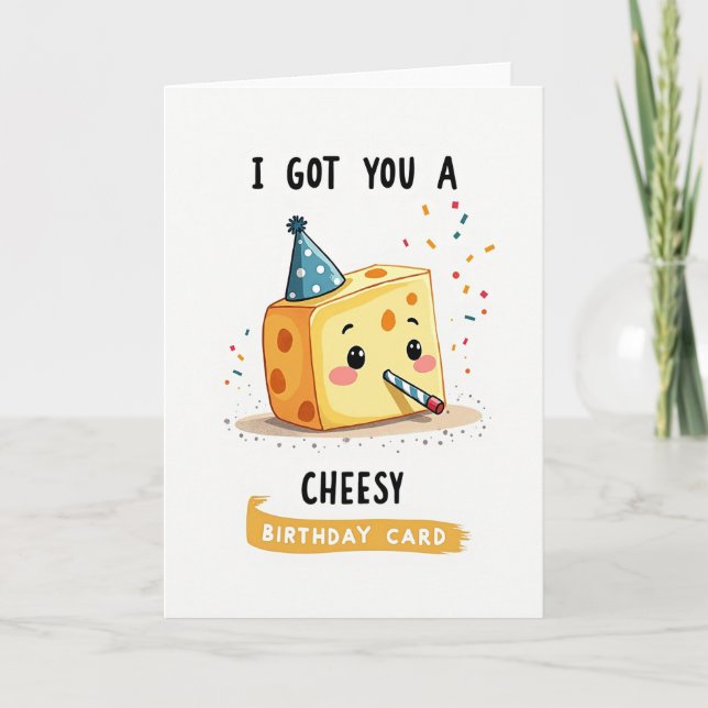 Tarjeta de cumpleaños de bloque caprichoso (Anverso)