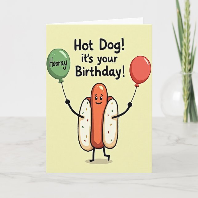 Tarjeta de cumpleaños de bollo con sprinkles (Anverso)