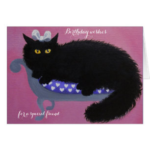 Tarjeta de cumpleaños de Bonito Kitty/generaciones