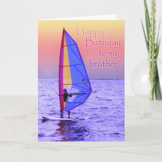 Tarjeta de cumpleaños de Brother (Anverso)