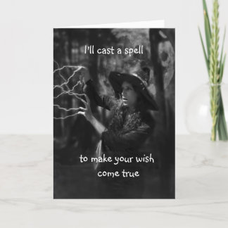 Tarjeta de cumpleaños de bruja