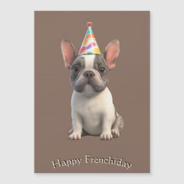 Tarjeta de cumpleaños de Bulldog Francés
