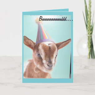 Tarjeta de cumpleaños de cabra