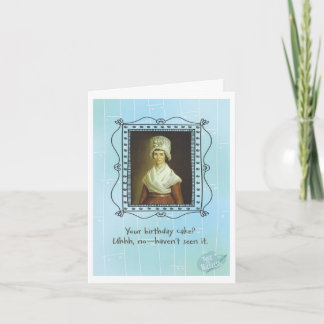 TARJETA DE CUMPLEAÑOS DE CAKE GORRA