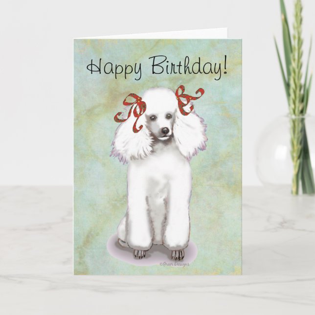 Tarjeta de cumpleaños de cangrejo blanco (Anverso)