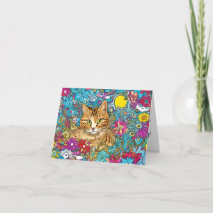 Tarjeta de cumpleaños de Cat