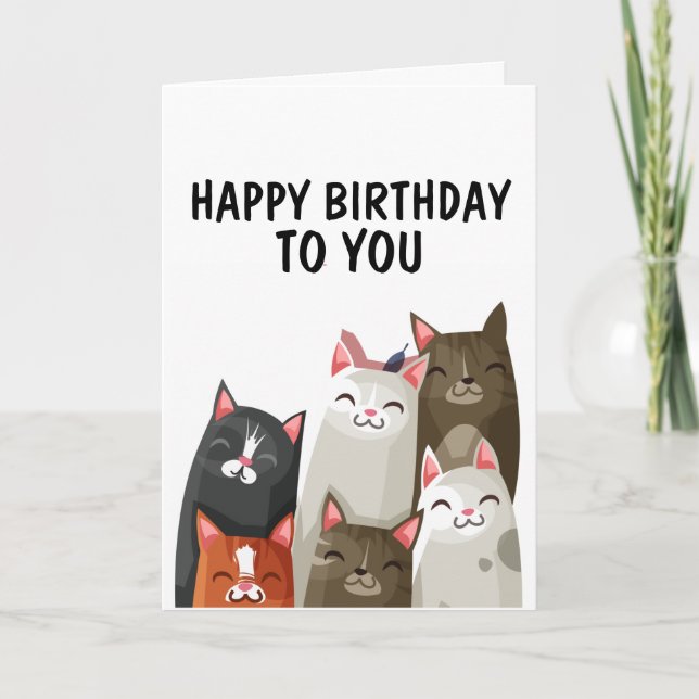 TARJETA DE CUMPLEAÑOS DE CAT, ¡DE MÍ Y DE MI TRIUN (Anverso)