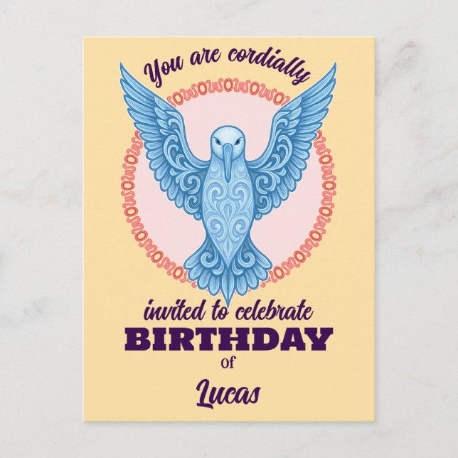 tarjeta de cumpleaños de celebración (Anverso)