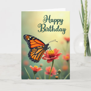 Tarjeta de cumpleaños de celebración de insectos