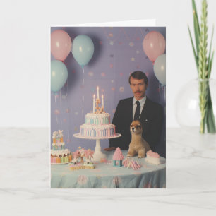 Tarjeta de cumpleaños de celebración estética