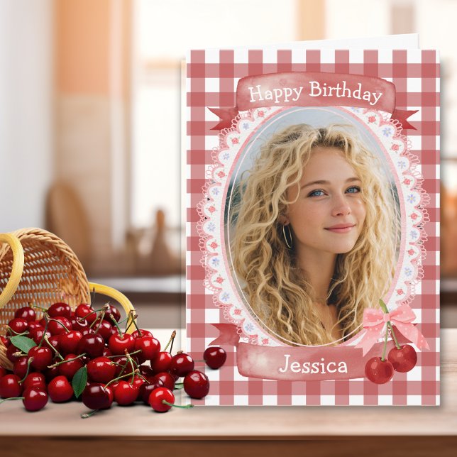Tarjeta de cumpleaños de cerezo estilo rústico de  (Subido por el creador)