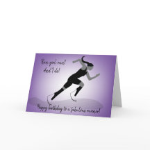 Tarjeta de cumpleaños de chica Blade Runner