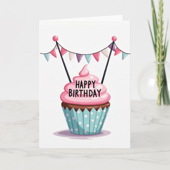 Tarjeta de cumpleaños de Cocoa Dulce (Anverso)