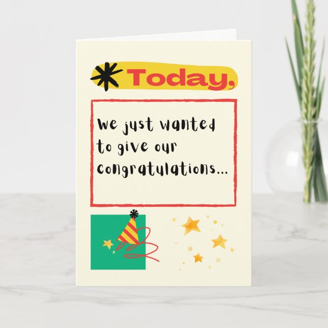 Tarjeta de cumpleaños de compañero de trabajo dive (Anverso)